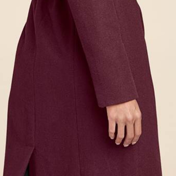 Faux wool coat - Picture 3 of 3